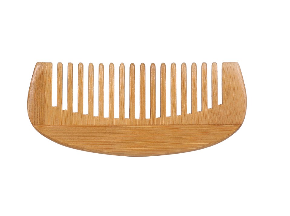 Wood Grain Portable Bamboo Hair Comb